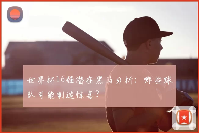 世界杯16强潜在黑马分析：哪些球队可能制造惊喜？