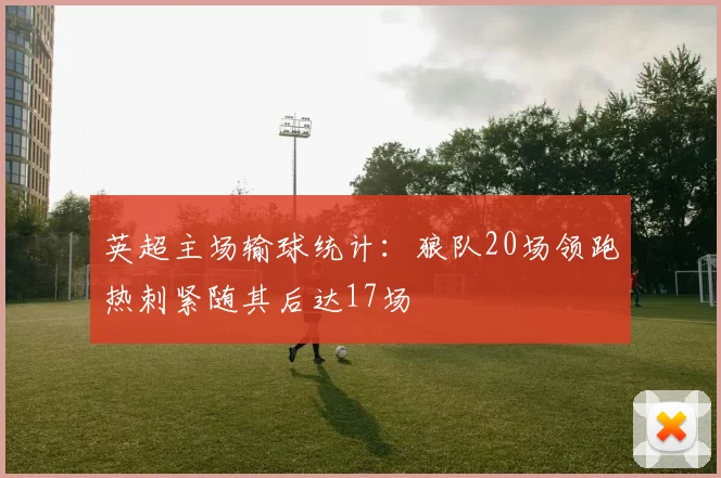 英超主场输球统计：狼队20场领跑热刺紧随其后达17场