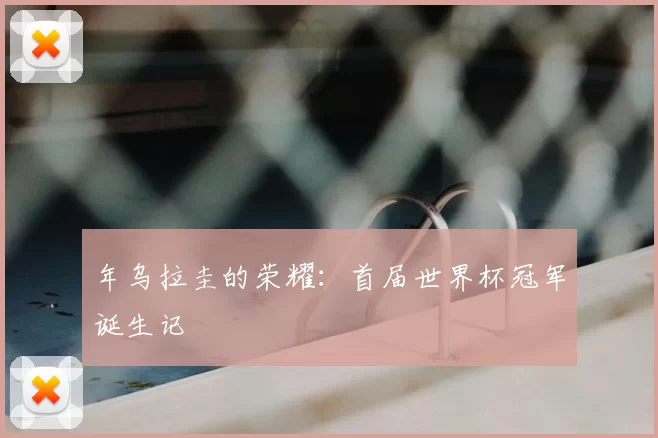 年乌拉圭的荣耀:首届世界杯冠军诞生记